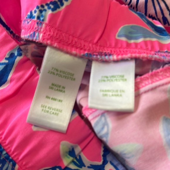 Lily Pulitzer Pink Isle Slathouse Jungle Bal Harbour Pants Wide Leg Palazzo - Picture 10 of 11